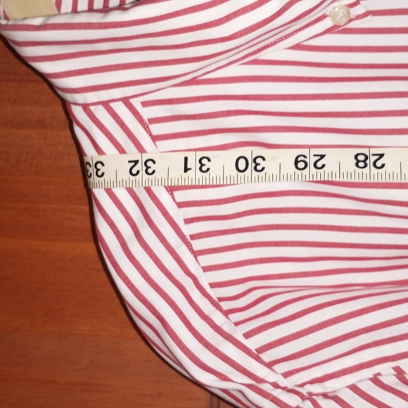 Brooks Brothers men's size L cotton button up shirt w front pocket logo - Picture 4 of 9